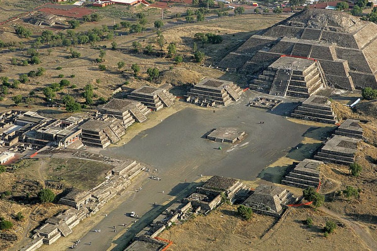 La zona arqueológica de Teotihuacan