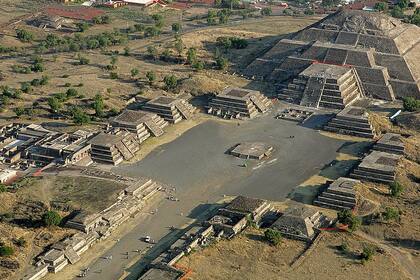 La zona arqueológica de Teotihuacan