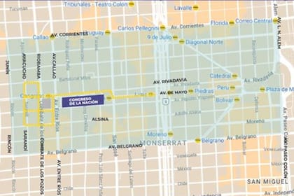 La zona con restricciones de circulación este viernes 1 de marzo