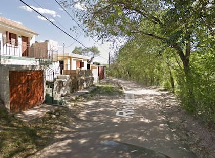 La zona de La Falda en donde fue hallado el cuerpo decapitado de una mujer