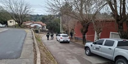 La zona de La Falda en donde fue hallado el cuerpo decapitado de una mujer