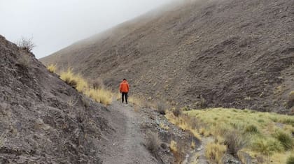 La zona donde desapareció el joven es agreste y de difícil acceso a pie (Foto: Ministerio de Seguridad de Salta).