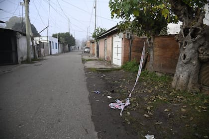 La zona donde fueron baleados los policías federales dentro del asentamiento conocido como Villa Banana