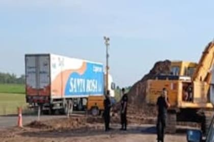 La zona donde ocurrió el incidente vial