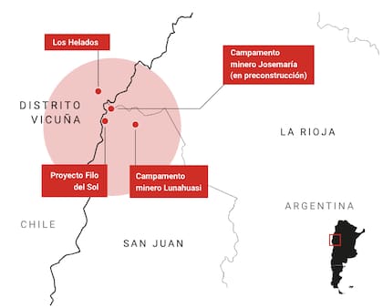 La zona en disputa