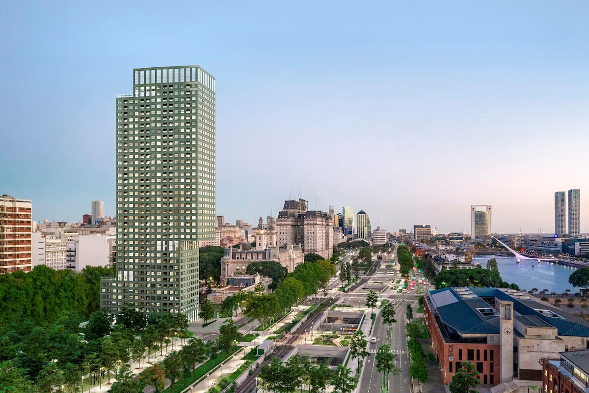 La zona promete convertirse en el meadpacking porteño: en la imagen cómo quedará el edificio en el que se venden los departamentos a pagar en 30 años