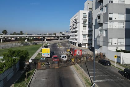La zona quedó vallada y no se permite el acceso