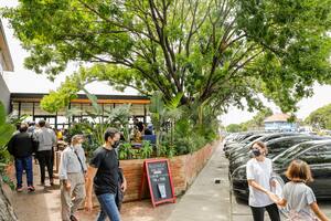 La zona se ha ido convirtiendo en un renovado polo gastronómico