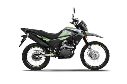 La ZR250 también se ofrece en "Silver Green"