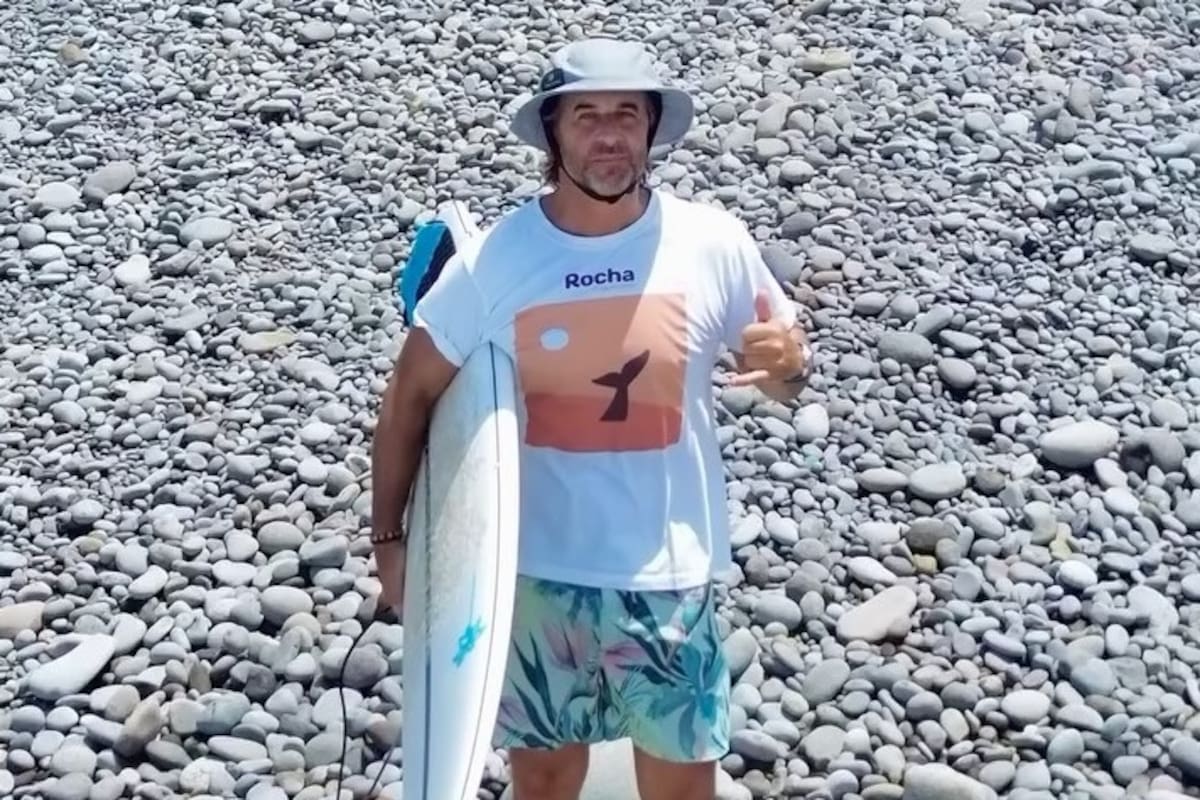 Lacalle Pou surfeando
