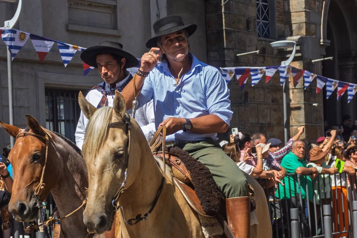 Lacalle Pou en la Fiesta de la Patria Gaucha