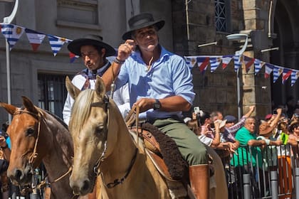 Lacalle Pou en la Fiesta de la Patria Gaucha