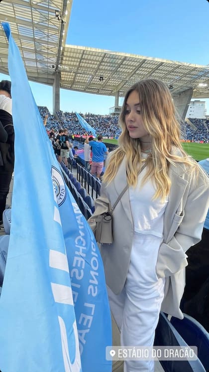 Lacroix, en la final entre el City y el Chelsea