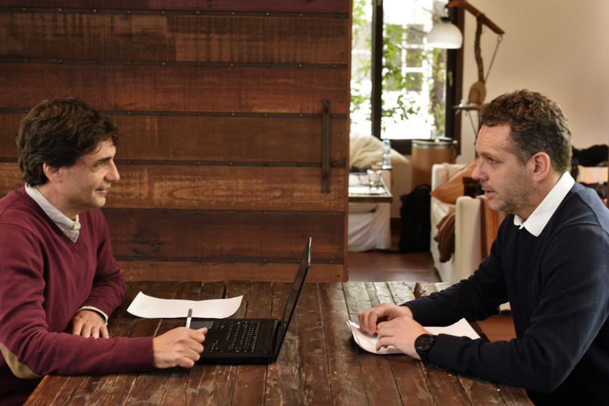 Lacunza con Sandleris, hoy