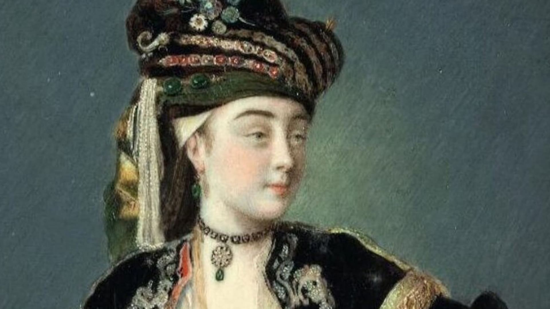 Lady Mary Wortley Montagu, en traje otomano.