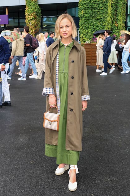 Lady Amelia Windsor, modelo y nieta del príncipe Eduardo de Kent (primo hermano de la reina Isabel II), le dio su apoyo al team británico.