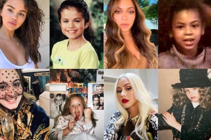 Lady Gaga, Beyonce y otras artistas demostraron su talento en tarimas desde la niñez
