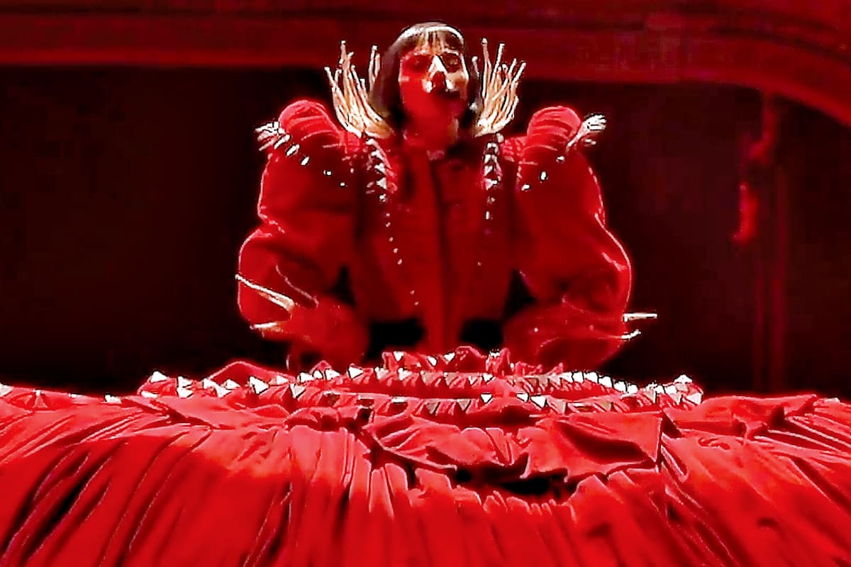 Lady Gaga, durante su show histórico en Río de Janeiro