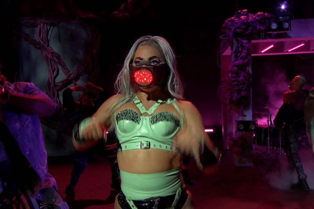 Lady Gaga fue la gran figura de los premios MTV.