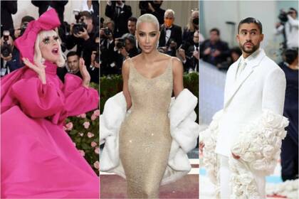 Lady Gaga, Kim Kardashian y Bad Bunny, entre los looks más recordados de los últimos años en la Met Gala