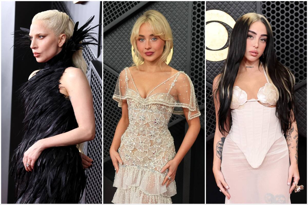 Lady Gaga, Sabrina Carpenter y Nicki Nicole en la alfombra roja de los premios Grammy 2026