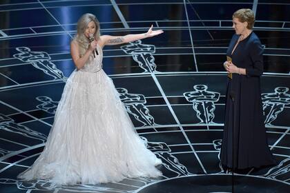 Lady Gaga y Julie Andrews