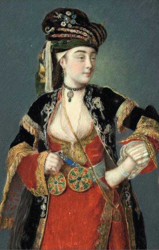 Lady Mary Wortley Montagu, en traje otomano.
