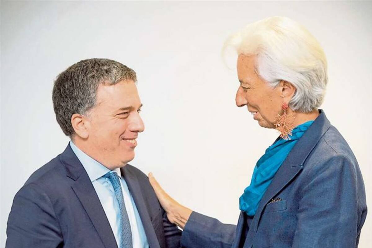 Lagarde y Dujovne, durante uno de sus encuentros