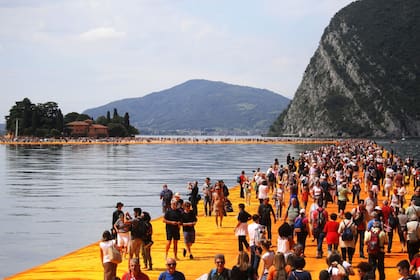 Lago Iseo, en el norte de Italia
