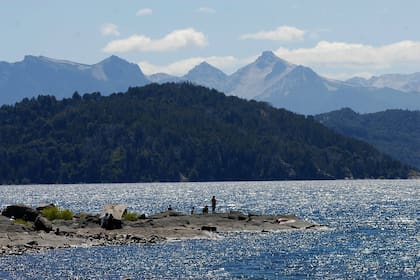 Lago Nahuel Huapi, en Bariloche, Río Negro