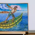 La obra “extraordinaria” de un artista boliviano rescatada de un basurero