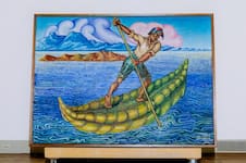 La obra “extraordinaria” de un artista boliviano rescatada de un basurero