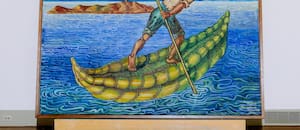 La obra “extraordinaria” de un artista boliviano rescatada de un basurero