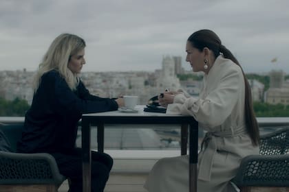 Lago y Frigerio, en una escena de la serie
