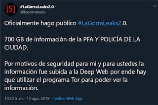 "Estuve varios meses accediendo", dijo el hacker que intrusó la red de la PFA