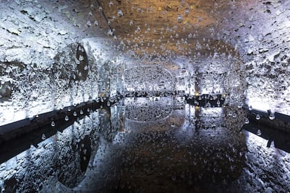 Lágrimas, impactante obra de Vinicius S.A., en la Galería del Mercado.