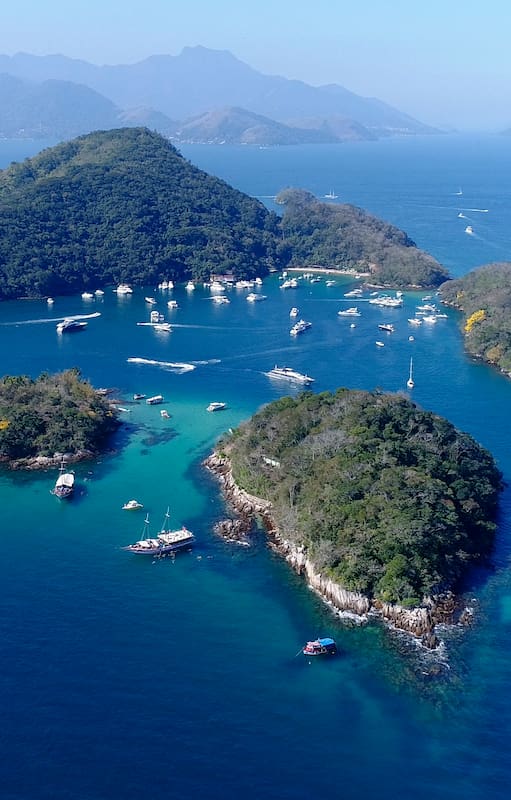Laguna Azul (Lagoa Azul) en Ilha Grande