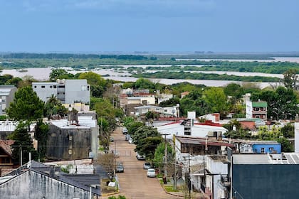 Laguna Mansa, Paso de los Libres
Al fondo, del lado brasileño, se ve la ciudad de Uruguaiana.