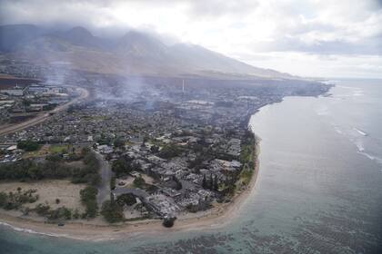Durante los últimos días, el fuego devastó gran parte del territorio en la isla de Maui, en Hawái