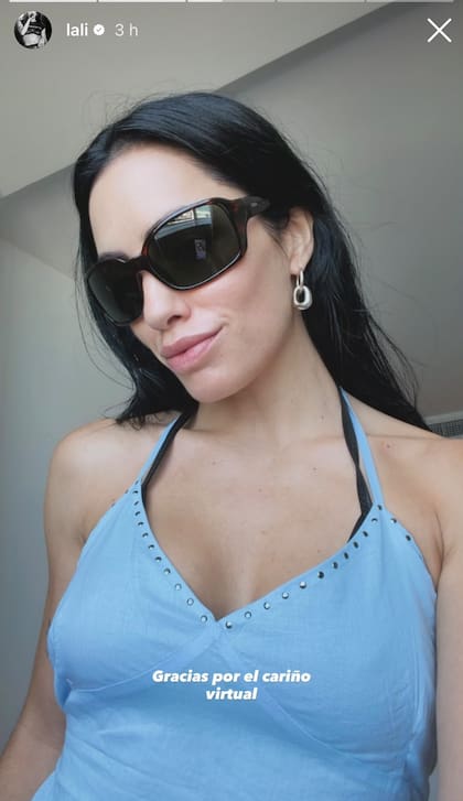 Lali, a sus 35, se mostró feliz y agradecida