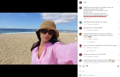 Lali compartió una reflexión sobre sus días de vacaciones y mostró las mejores fotos de sus días en la playa (Foto: Instagram @lali)