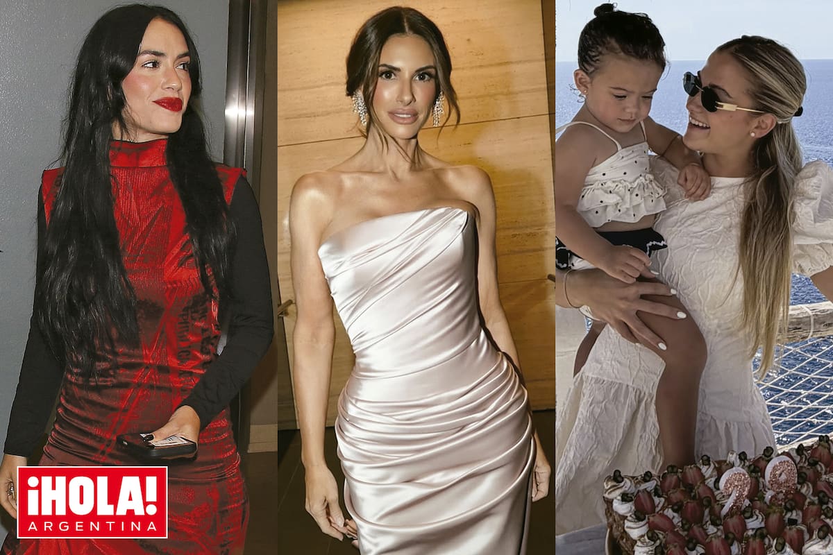 Lali Espósito (34), Alessandra Rampolla (52) y Sofía Calzetti (29) con su hija Olivia