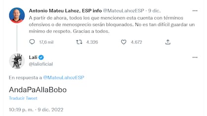 Lali Espósito apuntó contra el árbitro de Argentina-Países Bajos.