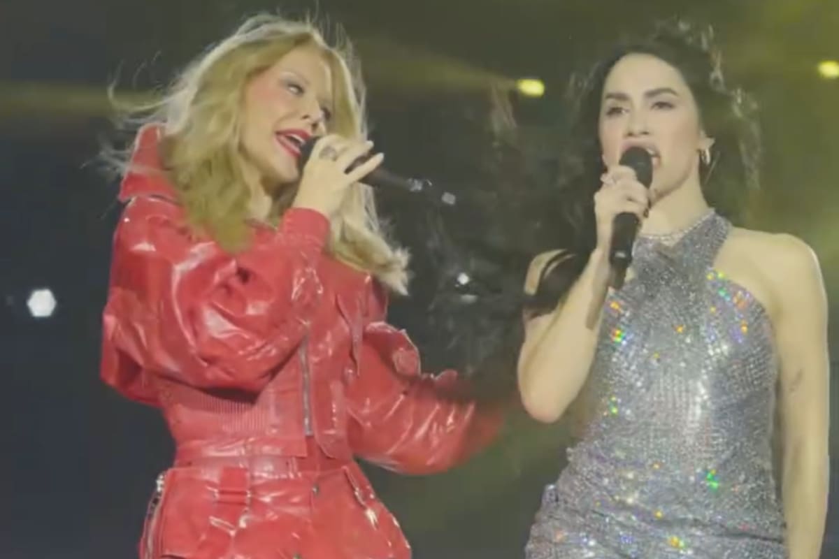 Kylie Minogue apareceu em River com Lali Espósito e uma música que revolucionou Buenos Aires