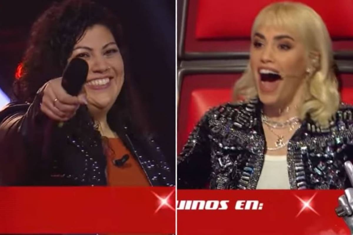 Lali Espósito mostró mucha alegría tras ser escogida por la participante Fernanda Romero