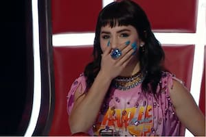 Lali Espósito protagonizó un divertido blooper junto a Marley