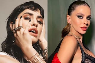 Lali Espósito y la China Suárez sorprendieron con sus looks total black a pura transparencia