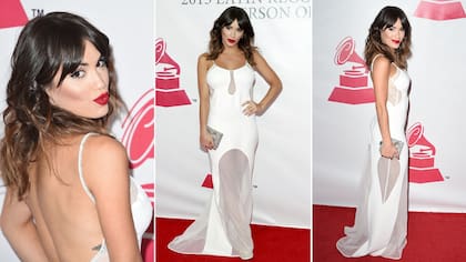 Lali, muy sexy en la gala que consagró a Roberto Carlos como Personalidad del Año