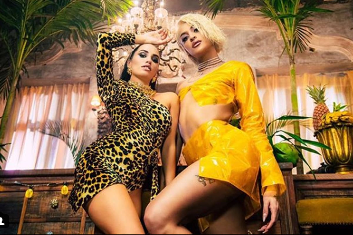 Lali y Pablo, la argentina y la brasileña, juntas en un video sensual