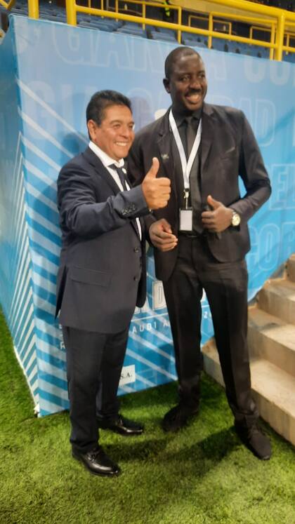 Lalo, hermano de Diego, en la primer Maradona Cup